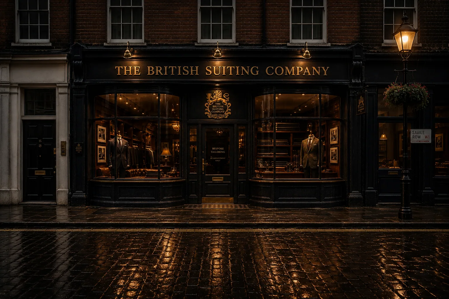 The British Suiting Company storefront